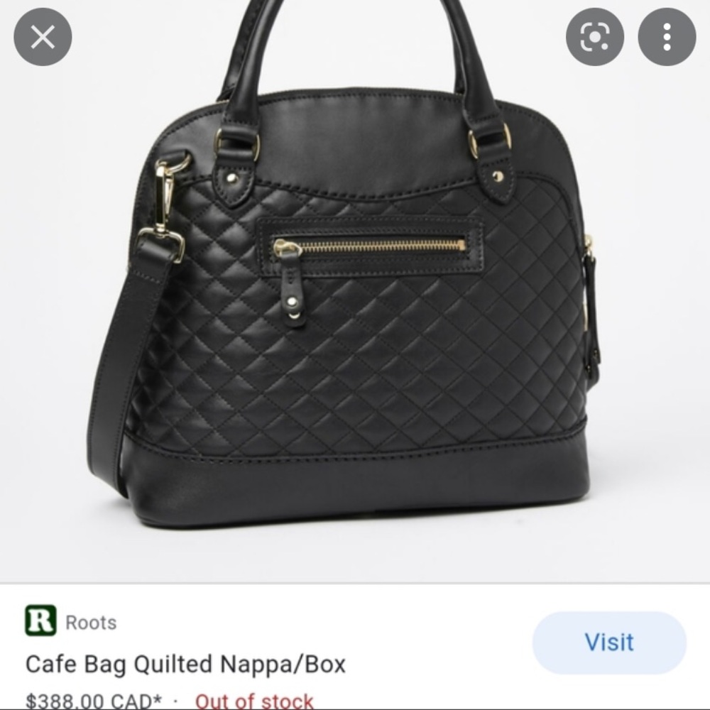 ROOTS cafe bag - quilted